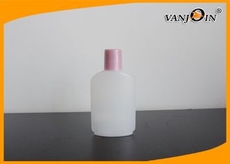 China 100ml White Cosmetic Plastic Bottles for Cream Lotion with Screw Cap , Plastic Cosmetic Containers supplier