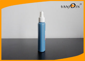 China Blue HDPE Plastic Cosmetic Bottles with Pump Sprayer 100ml Plastic Bottle Packaging supplier