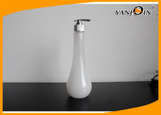 China 400ml Oval Special Shape Cosmetic Packaging Bottles and Jars with Aluminium Lotion Pumps supplier