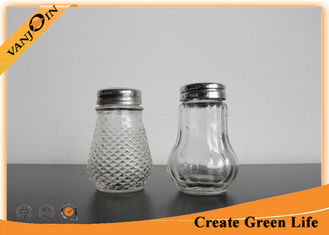 China 100ml Pepper / Sauce Glass Bottles With Liner and Shaker Lid , Glass Spice Bottle supplier