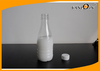 China Transparent Long Neck Specialty PET Plastic Juice Bottles Wholesale with Screw Caps supplier