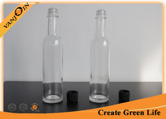 China 250ml Cylinder Small Glass Beverage Bottles Wholesale Recycling Glass Drink Bottles supplier