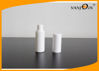 China Round White HDPE Plastic Bottles for Comestic with Pumps and Full Caps Cosmetics Bottle supplier