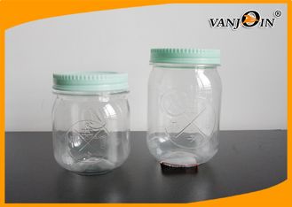 China Food Grade Empty Plastic Jars 250ml / 550ml Disposable Plastic Food Containers supplier