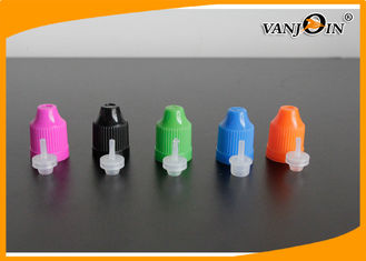 China Custom PP Small Empty  Bottle Lids for E-cig Liquid Bottles Green Red Blue Purle supplier