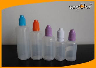 China 10ml E Liquid Bottles 5ML -30ML LDPE Plastic Squeeze E-cigarette Liquid bottles with childproof cap supplier