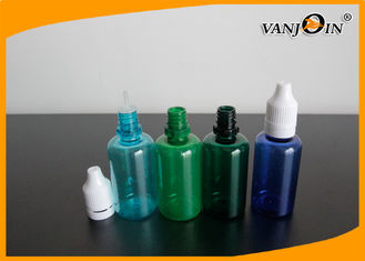 China Custom Made Plastic 10ml 50ml E-cig Liquid Bottles / E Liquid Dropper Bottles with PET supplier