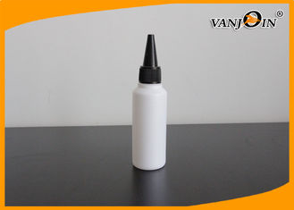 China 65ml HDPE Cylindrical Plastic Pharmacy Bottles for Liquid Medicine With Pointed Mouth Cap supplier
