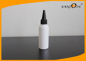 China 65ml HDPE Cylindrical Plastic Pharmacy Bottles for Liquid Medicine With Pointed Mouth Cap supplier