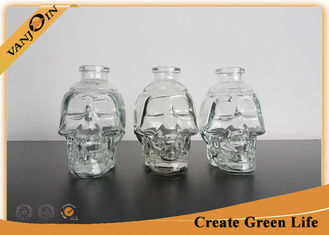 China Crystal Skull Head 180ml Vodka Whiskey Shot Wine Glass Drinking Bottles For Home or Bar supplier