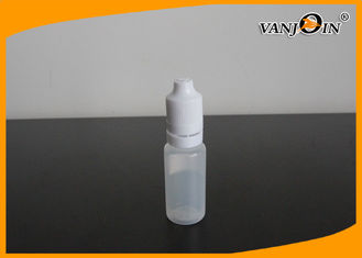 China PET HDPE Child Proof Empty E Liquid Bottles / Plastic E-Smoke Bottles With Press and Screw Cap supplier