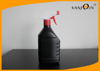 China 620ml Black HDPE Disinfection Solution Plastic Mist Spray Bottle with Trigger Sprayer Pump supplier