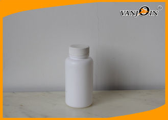 China Small Empty Plastic Pharmacy Bottles , HDPE White 200cc Plastic Pill Bottles supplier