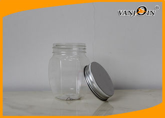 China OEM Nut / candy / Honey packaging use 250g 300g 500g Clear Plastic Jars supplier