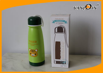 China Leak Proof Fruit / Vegetable Infuser Plastic Drink Bottles with Carrying Handle supplier