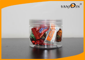 China Custom 12oz 350ml Pet Plastic Food Jars , Plastic Candy Containers supplier