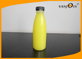China Empty Cold Pressed 500ml Plastic Juice Bottles With Custom Sticker supplier