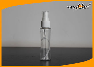 China Custom Made 40ml Clear Empty PET Spray Bottle for Cosmetic Package supplier