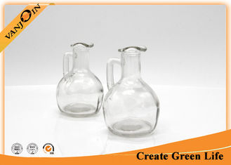 China 150ml Cute Round Glass Sauce Bottles With Handle for Oil Storing supplier