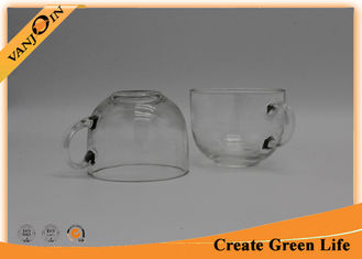 China Popular 500ML clear glass coffee mugs Simple Design for Beverage supplier