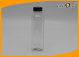 China 500ml cold press plastic bottles for juice , 38mm tamperproof cap supplier
