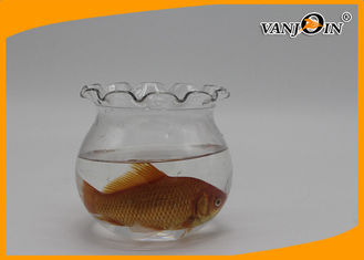 China 500ML Small  PET Clear View Fish Plastic  Tank  Aquarium with Lace Neck supplier