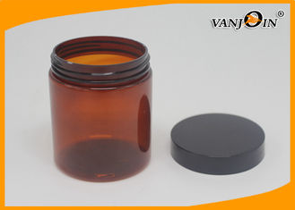 China HDPE printing Plastic Pill Bottle , Amber Medicine Bottle 250ml supplier