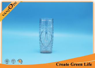 China Customizable 20oz Tall Tiki Personalized Glass Tumbler For Beverage Drinking supplier