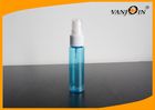 China 15ml / 25ml / 30ml Small Empty Blue PET Cosmetic Bottles with Sprayer , Plastic Cosmetic Containers factory