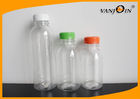 China BPA-Free Empty 250ml / 500ml / 1000 ml PET Milk Bottles , Small Plastic Beverage Bottles factory