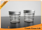 China 4oz Little Eco Mason Glass Jars With Metal Screwing Lid , Glass Canning Jar Wholesale factory