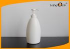 China Custom Empty 400ml White Plastic Cosmetic Bottles with Foam Pump , Plastic Squeeze Bottles factory