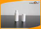 China Round White HDPE Plastic Bottles for Comestic with Pumps and Full Caps Cosmetics Bottle factory