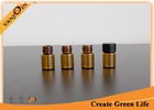 China Custom 2ml Amber Glass Vials Wholesale With Plastic Cap and Orifice Reducer factory