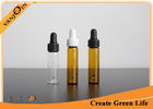 China Mini 5ml Amber Small Glass Vials With Plastic Dropper Cap for Essential Oils factory