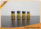China Chemical Packaging 7ml Amber Small Glass Vials With Plastic Screwing Cap factory
