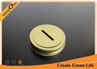 China OEM 70mm Silver and Gold Coin Lid For Mason Jar , Daisy Cut Glass Jars Caps factory