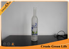 China Customized Frosted 750ml Wholesale Glass Wine Bottles For Vodka With Cork Neck factory