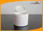 China HDPE White Lady&#039;s Plastic Cream Jar Container with Gasket and Flop Screw Lid 140g factory