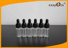 China 10ml PET Essential Oil Bottle Empty Transparent Plastic E - Dropper factory