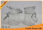 China 50ml Mini Clip Top Tea Coffee Sugar Storage Jars With Glass Lid 90g factory