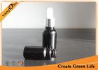 China 10ml Black Essential Oil Glass Bottles With Eye Dropper Cap Master Box Package factory