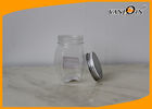 China Empty Food Grade PET 300g Plastic Honey Jars With Aluminum Cap Sealed factory