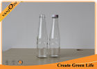 China Metal Twist Off Cap 300ml Dressing Glass Sauce Bottles , Clear Glass Bottles For Sauces factory