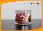 China Custom 12oz 350ml Pet Plastic Food Jars , Plastic Candy Containers factory