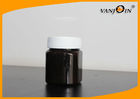 China Amber 350g / 200g Plastic Pharmacy Bottles Square PET Bottle for Pill Package factory