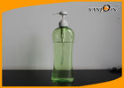 China Light Green 1000ml Plastic Cosmetic Bottles ,  1L PET Lotion Bottle factory