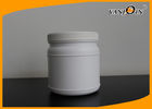 China 1000ml White Round Plastic Food Jars , HDPE Plastic Jar Containers For Protein Powder factory