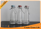China 500 ml Glass Vintage Milk Bottles With Ceramic Lid / Wire Handle factory