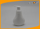 China Fan shaped White Plastic Cosmetic Bottles / HDPE 300ml Plastic Pump Bottle factory